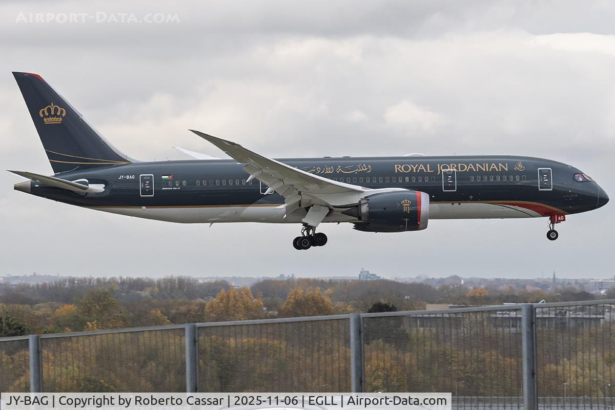 JY-BAG, 2016 Boeing 787-8 Dreamliner Dreamliner C/N 37984, London Heathrow Airport