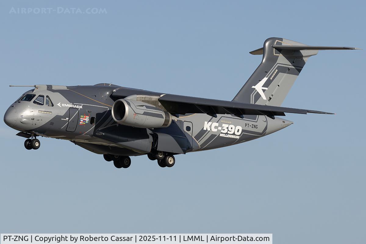 PT-ZNG, 2018 Embraer EMB 390 KC C/N 39000003, Runway 31