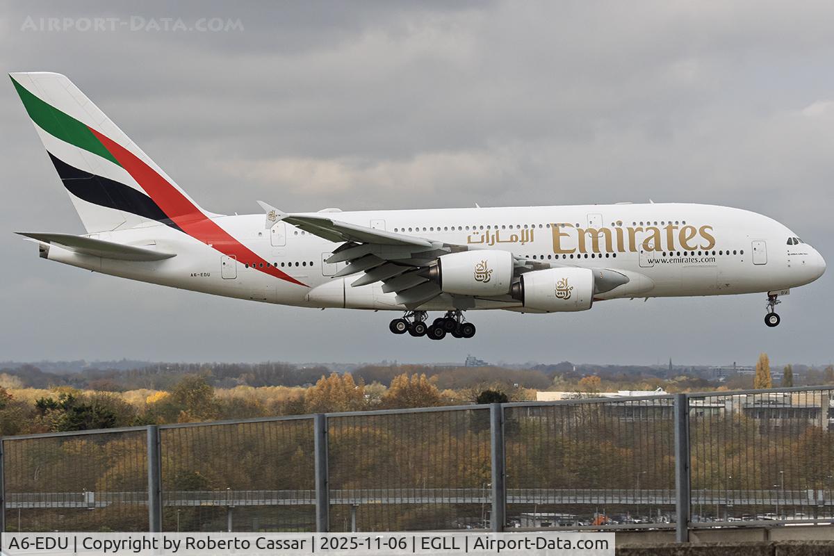 A6-EDU, 2011 Airbus A380-861 C/N 098, London Heathrow Airport