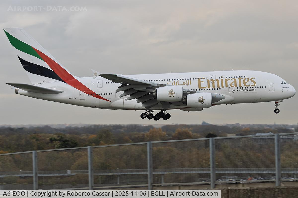 A6-EOO, 2015 Airbus A380-861 C/N 0190, London Heathrow Airport