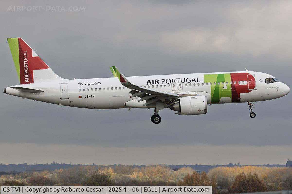 CS-TVI, 2021 Airbus A320-251N C/N 10338, London Heathrow Airport