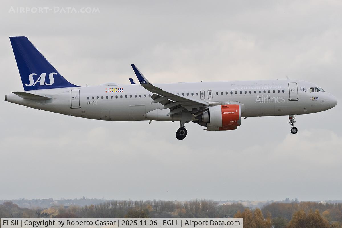 EI-SII, 2018 Airbus A320-251N C/N 8566, London Heathrow Airport