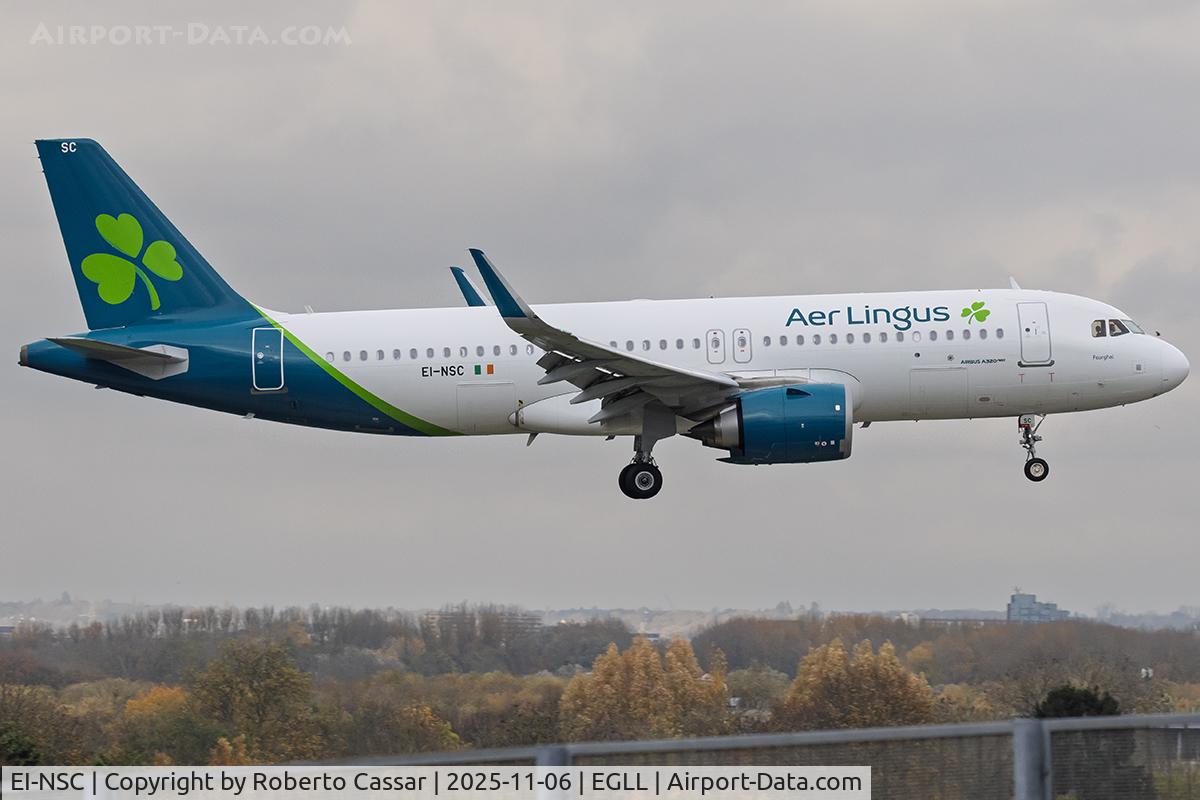EI-NSC, 2023 Airbus A320-251N C/N 11579, London Heathrow Airport
