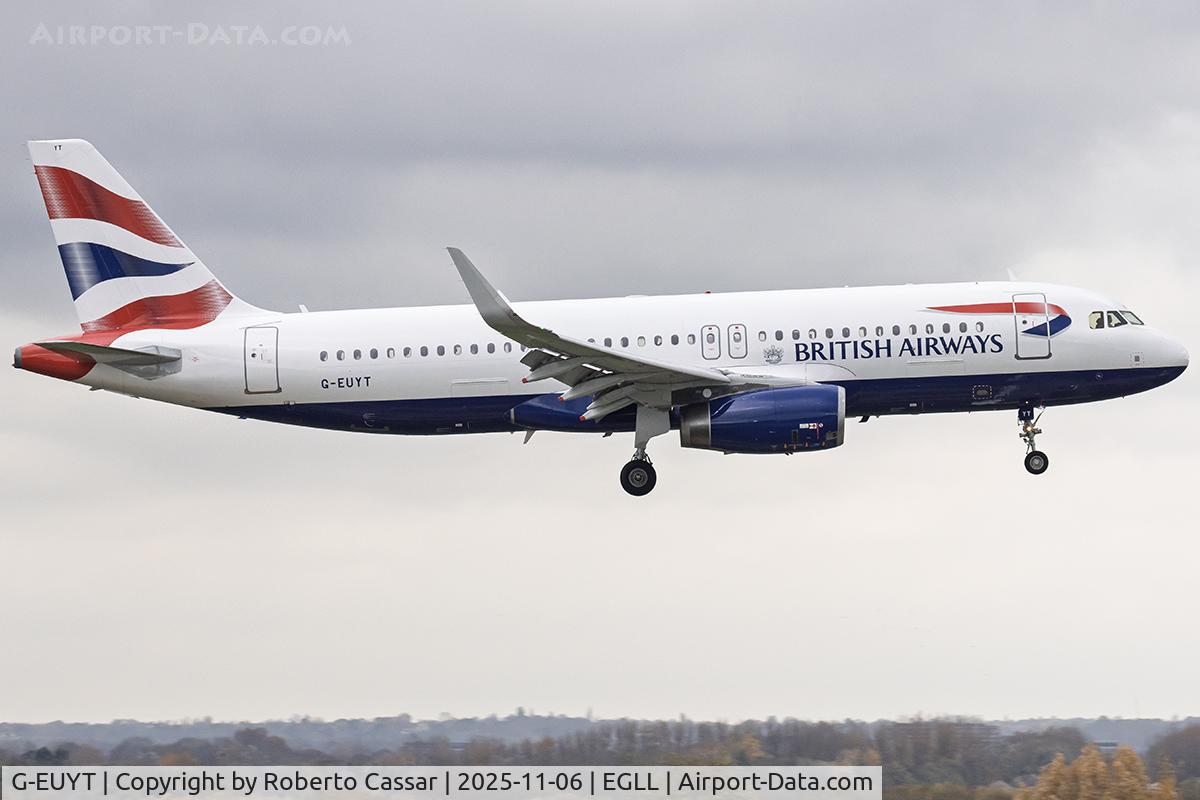G-EUYT, 2014 Airbus A320-232 C/N 5985, London Heathrow Airport