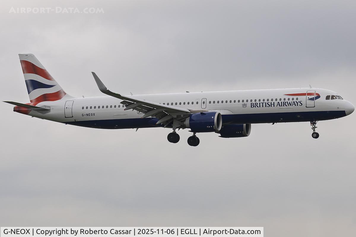 G-NEOX, 2019 Airbus A321-251NX C/N 9162, London Heathrow Airport
