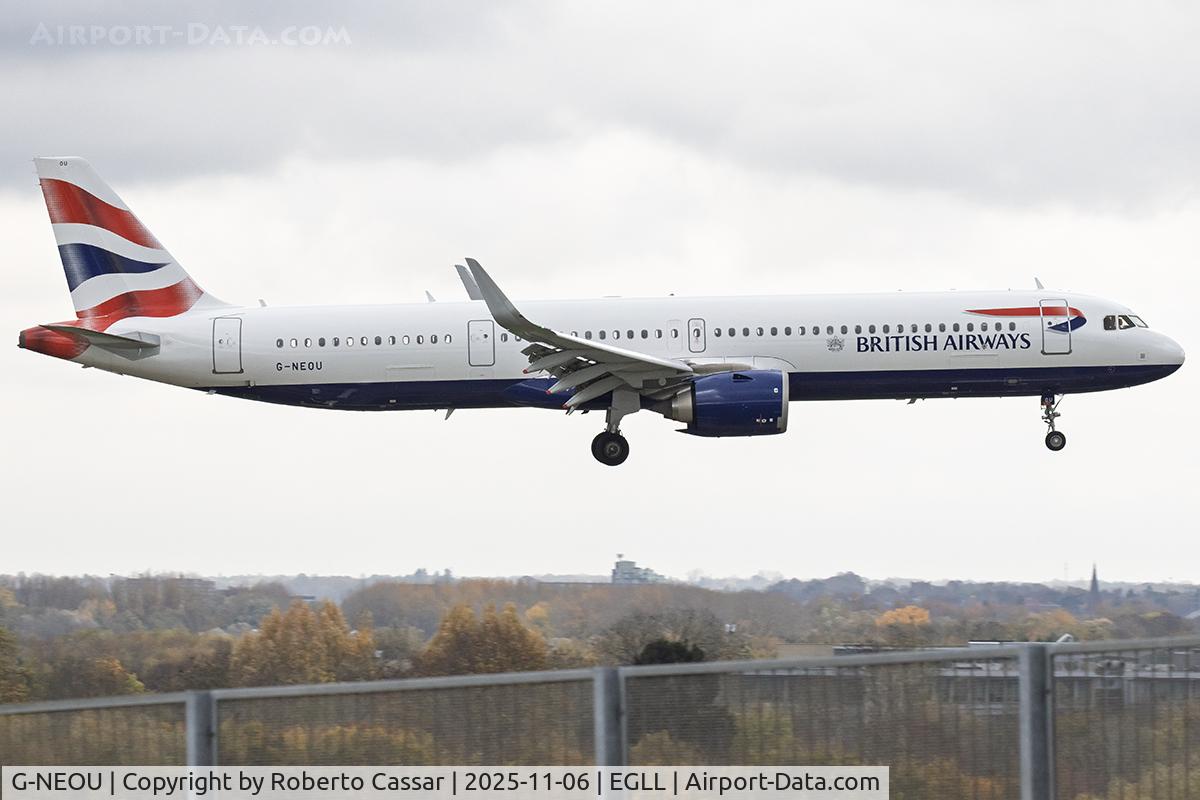 G-NEOU, 2019 Airbus A321-251NX C/N 8808, London Heathrow Airport