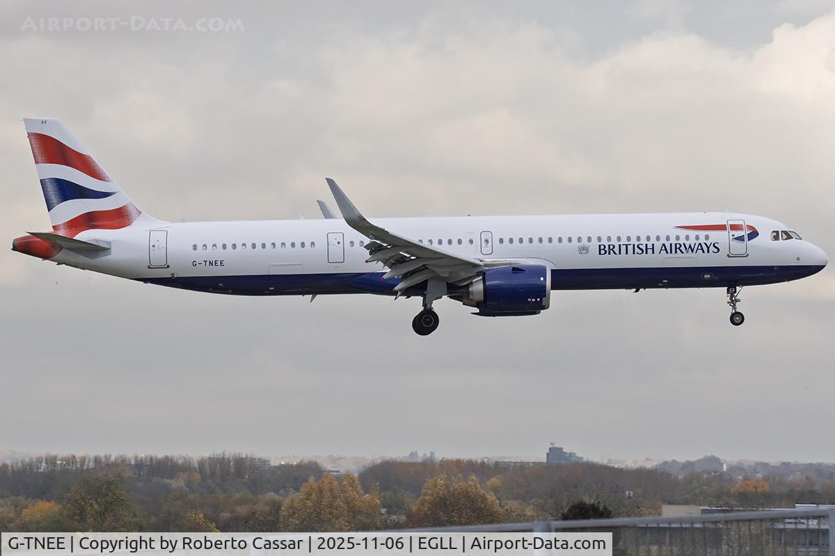 G-TNEE, 2024 Airbus A321-251NX C/N 12015, London Heathrow Airport