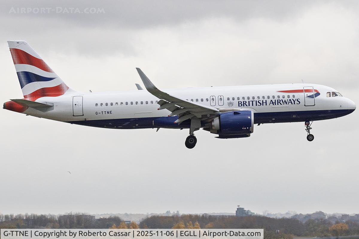 G-TTNE, 2018 Airbus A320-251N C/N 8365, London Heathrow Airport