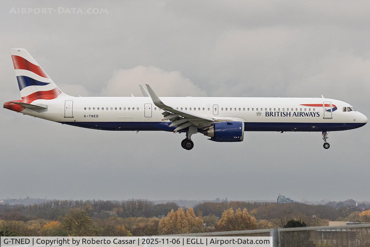 G-TNED, 2024 Airbus A321-251NX C/N 12029, London Heathrow Airport