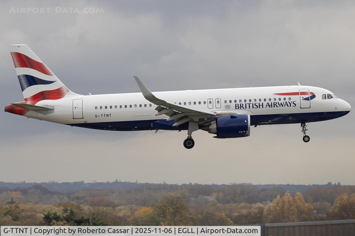 G-TTNT, 2022 Airbus A320-251N C/N 11092, London Heathrow Airport