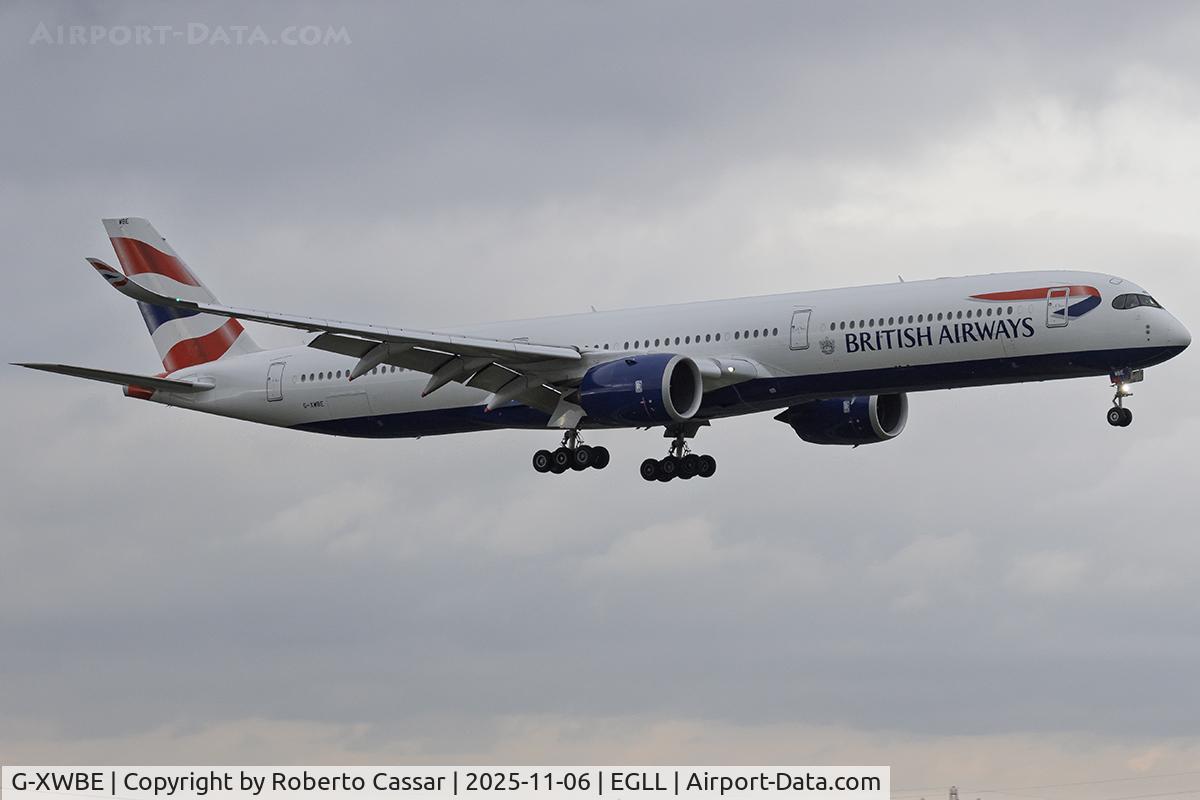 G-XWBE, 2019 Airbus A350-1041 C/N 386, London Heathrow Airport