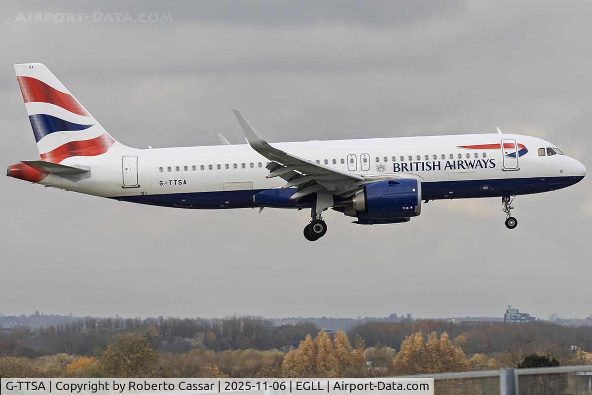 G-TTSA, 2024 Airbus A320-251N C/N 12227, London Heathrow Airport