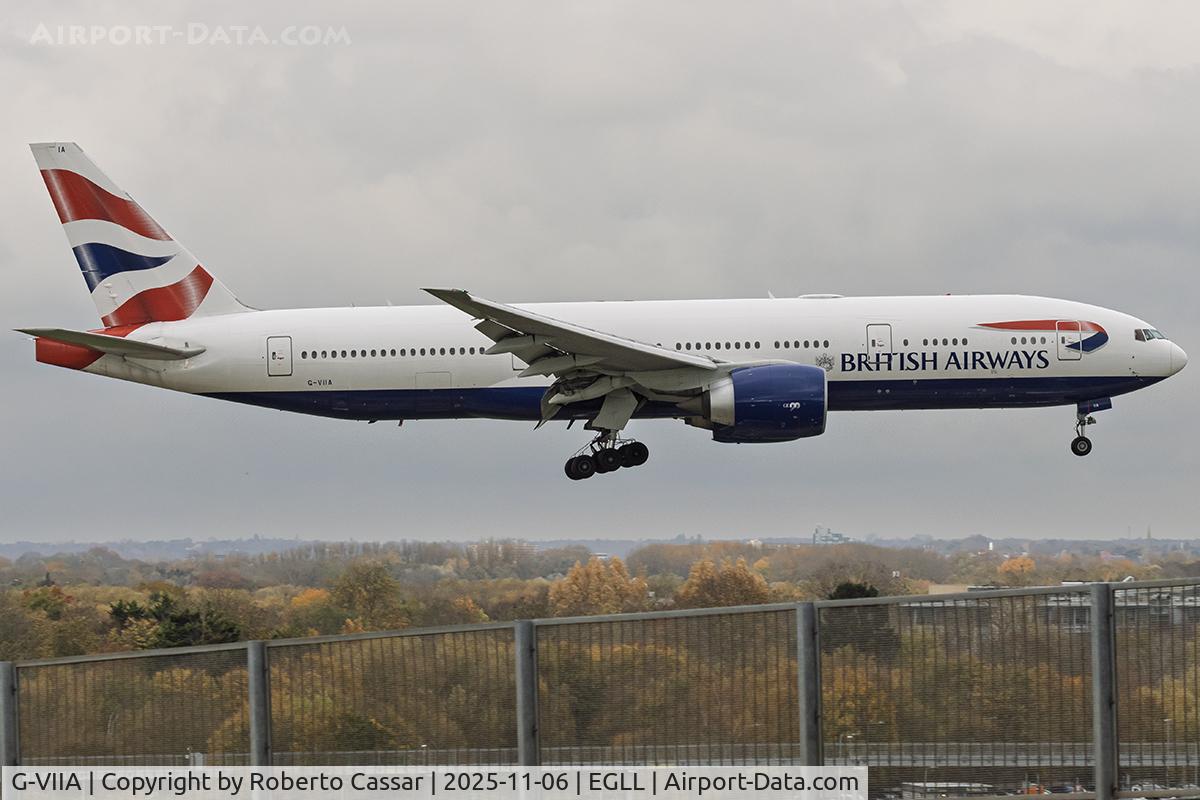 G-VIIA, 1997 Boeing 777-236 C/N 27483, London Heathrow Airport