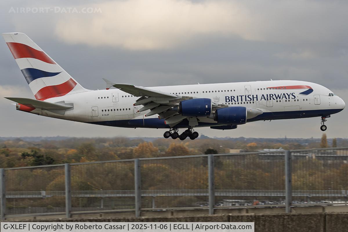 G-XLEF, 2013 Airbus A380-841 C/N 151, London Heathrow Airport