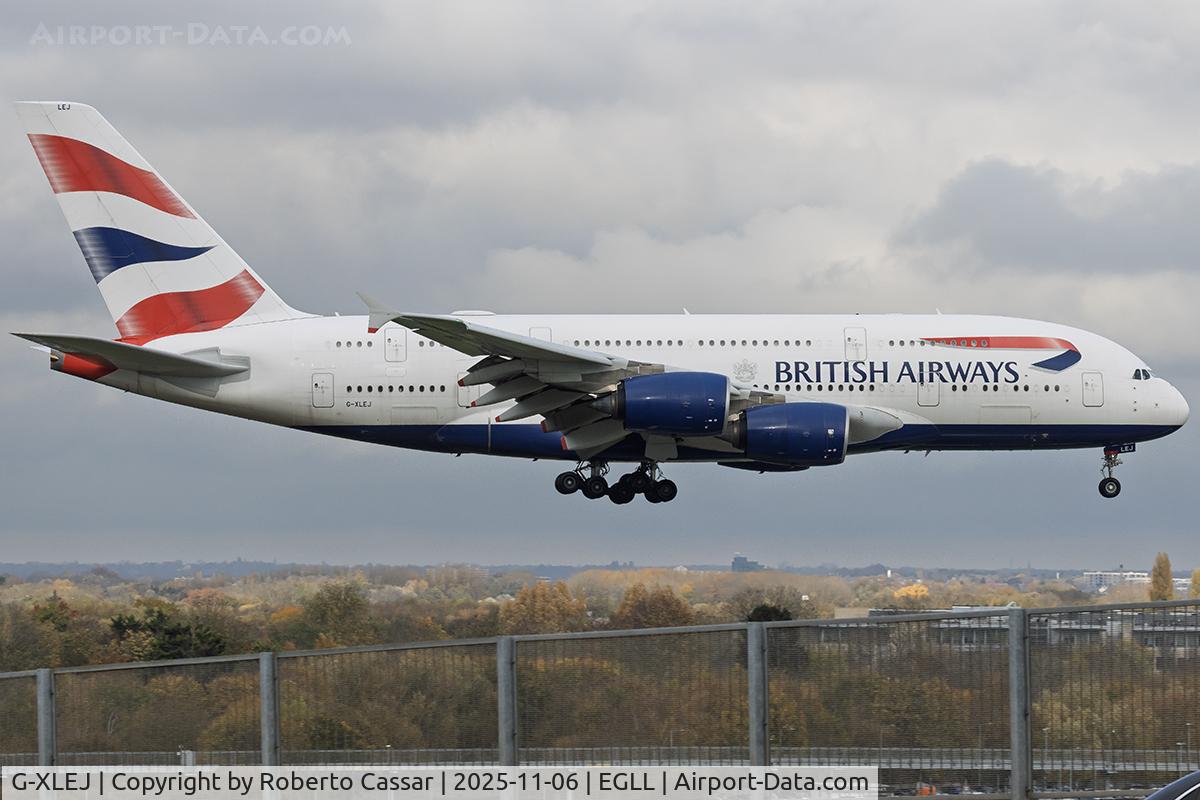 G-XLEJ, 2015 Airbus A380-841 C/N 192, London Heathrow Airport
