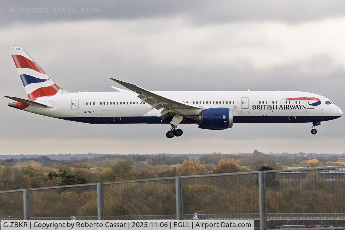 G-ZBKR, 2018 Boeing 787-9 Dreamliner C/N 60627, London Heathrow Airport