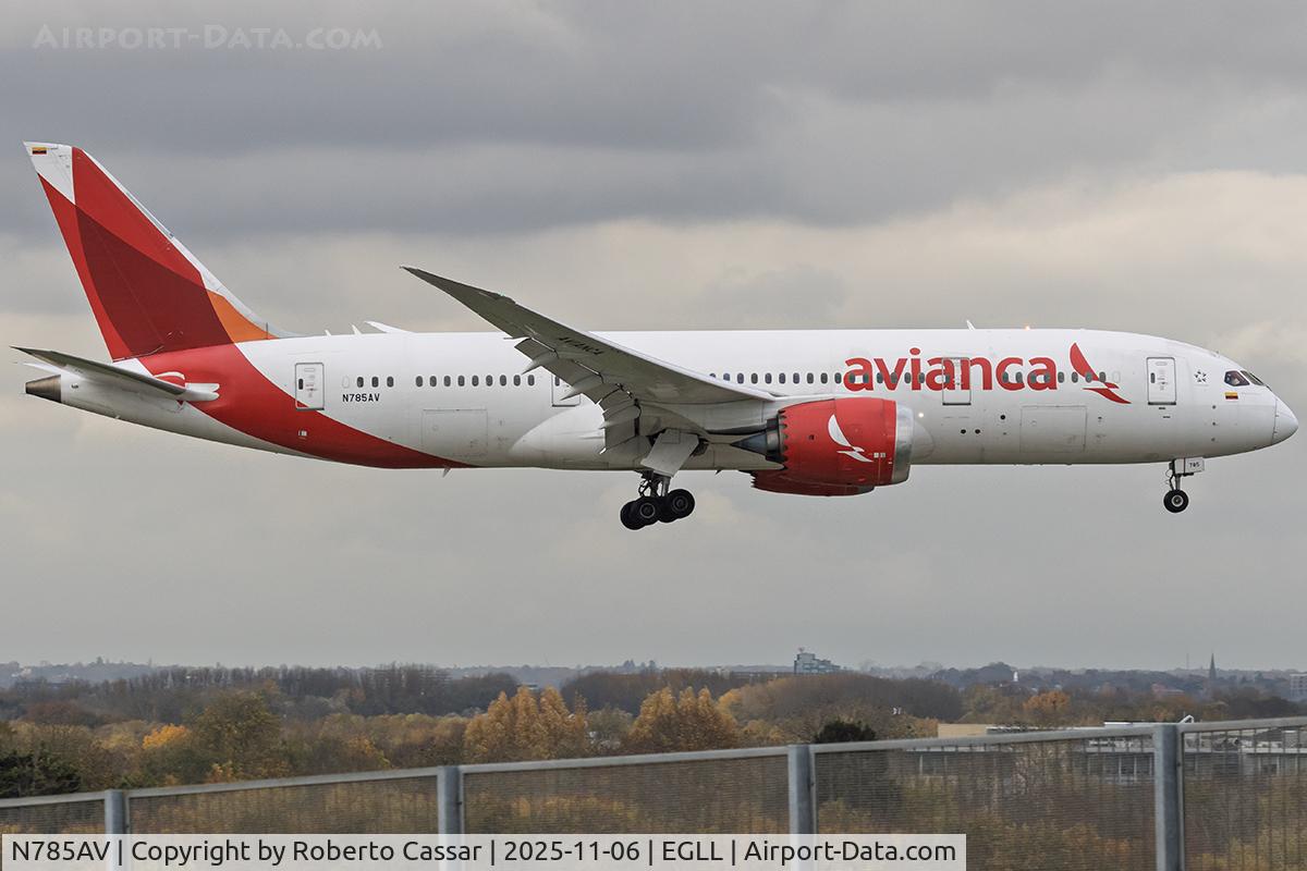 N785AV, 2015 Boeing 787-8 Dreamliner Dreamliner C/N 37507, London Heathrow Airport