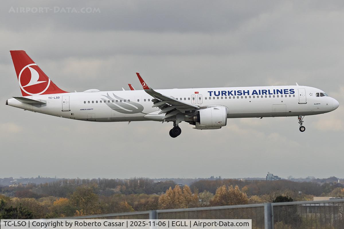 TC-LSO, 2019 Airbus A321-271NX C/N 9095, London Heathrow Airport