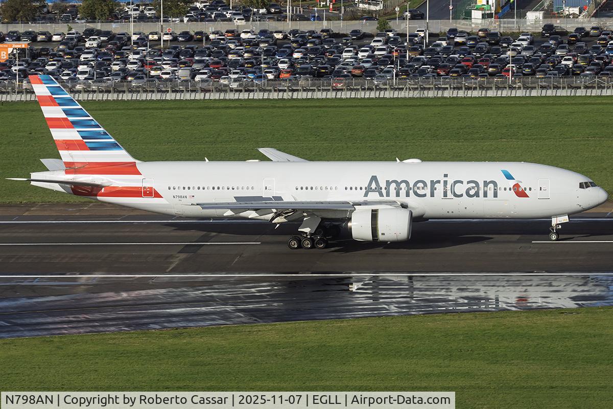 N798AN, 2001 Boeing 777-223 C/N 30797, London Heathrow Airport