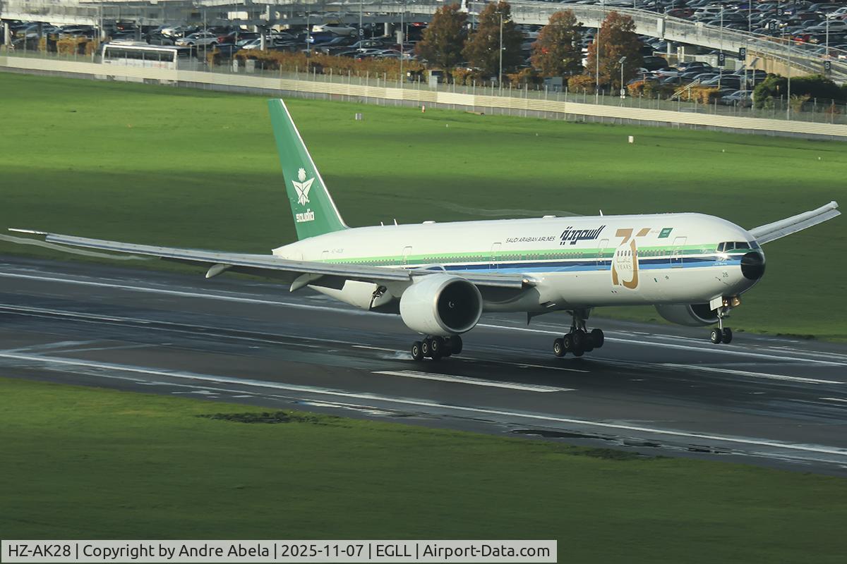HZ-AK28, 2015 Boeing 777-368/ER C/N 42266, London Heathrow Airport
