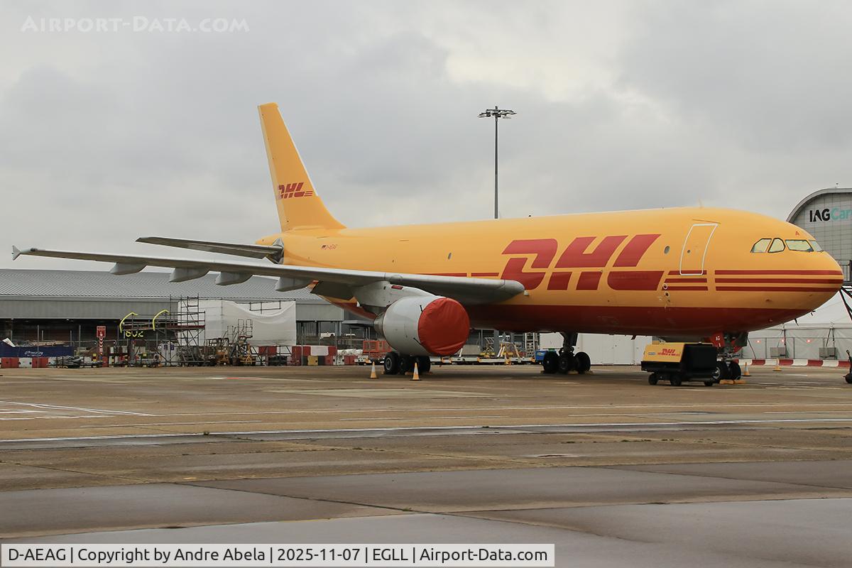 D-AEAG, 1991 Airbus A300B4-622R(F) C/N 621, London Heathrow Airport