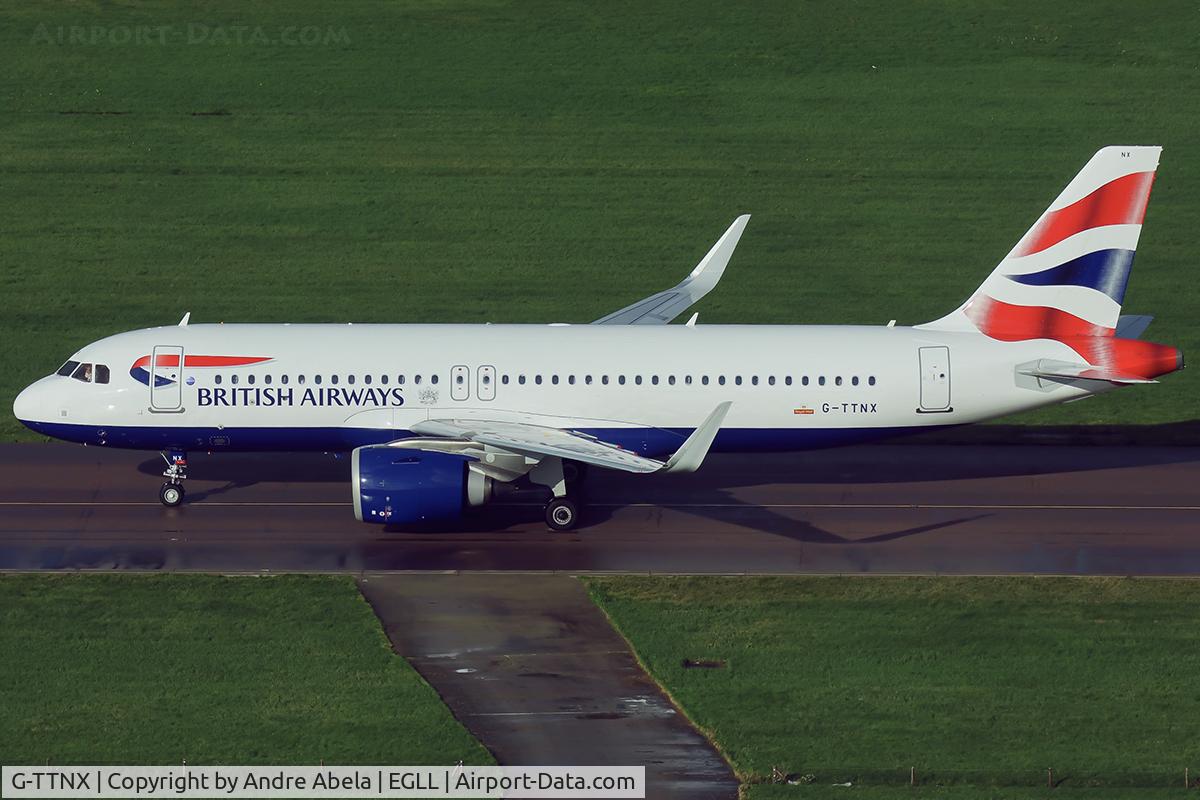 G-TTNX, 2024 Airbus A320-251 Neo C/N 12141, London Heathrow Airport