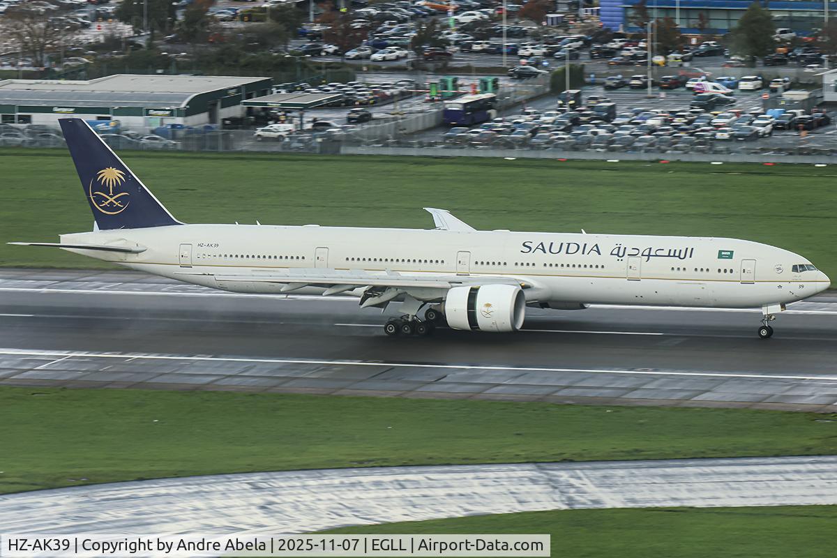HZ-AK39, 2016 Boeing 777-3FG/ER C/N 61592, London Heathrow Airport