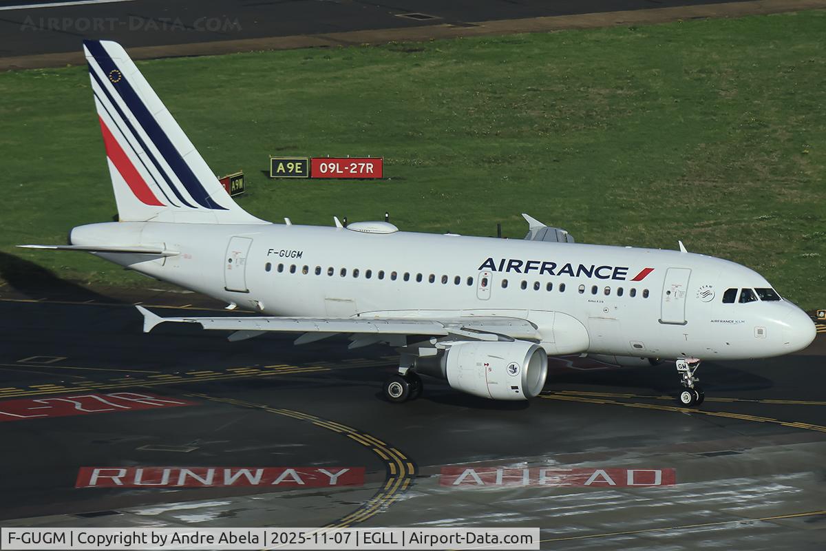 F-GUGM, 2006 Airbus A318-111 C/N 2750, London Heathrow Airport