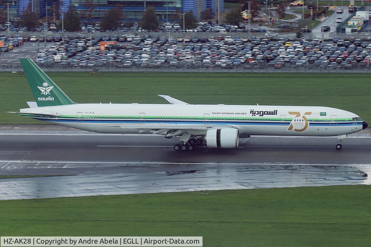 HZ-AK28, 2015 Boeing 777-368/ER C/N 42266, London Heathrow Airport