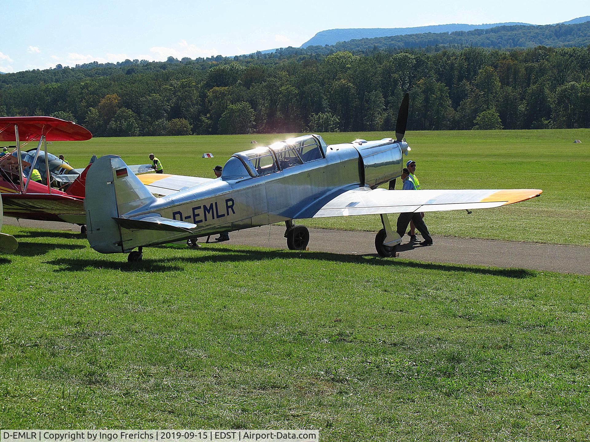 D-EMLR, 1947 Pilatus P2-05 C/N 25, Pilatus P-2.06 D-EMLR at Hahnweide OTT 2019