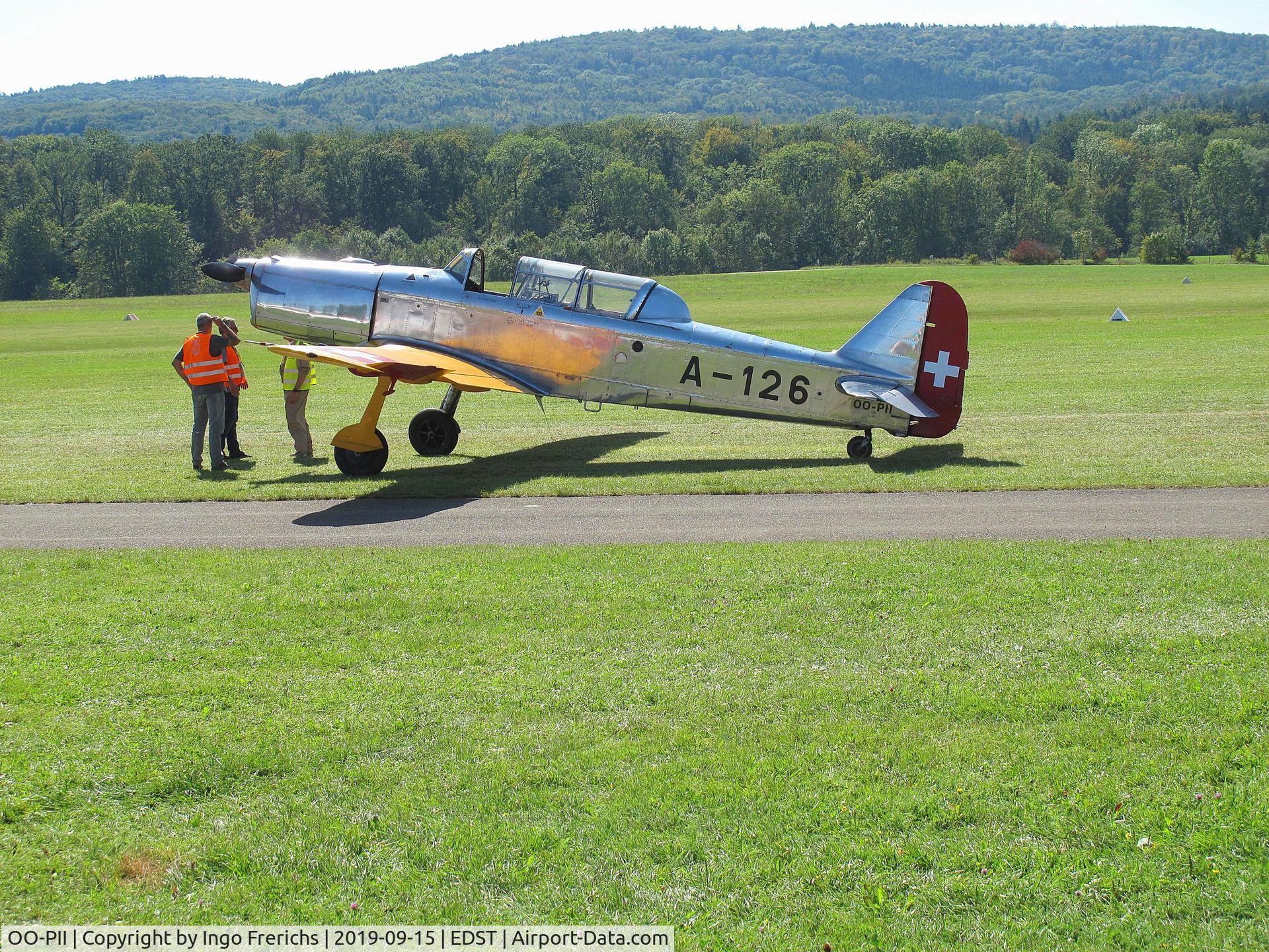 OO-PII, 1948 Pilatus P2-05 C/N 46, Pilatus P-2.05 OO-PII at Hahnweide OTT 2019