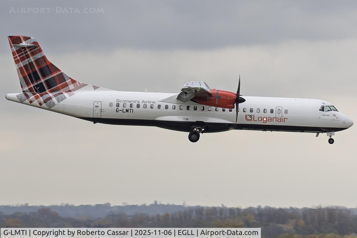 G-LMTI, 2014 ATR 72-600 C/N 1160, London Heathrow Airport