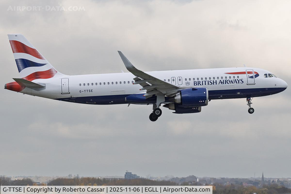 G-TTSE, 2025 Airbus A320-251N C/N 12483, London Heathrow Airport