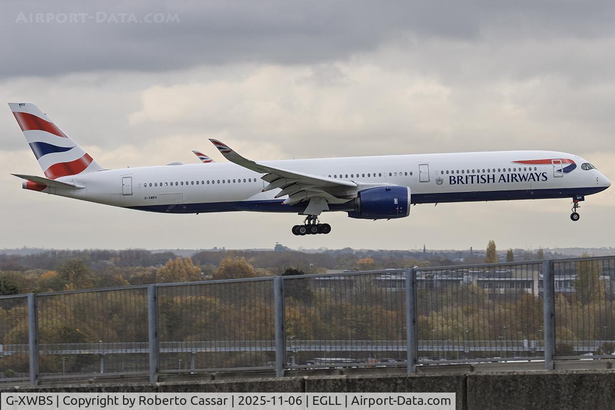 G-XWBS, 2024 Airbus A350-1041 C/N 0652, London Heathrow Airport