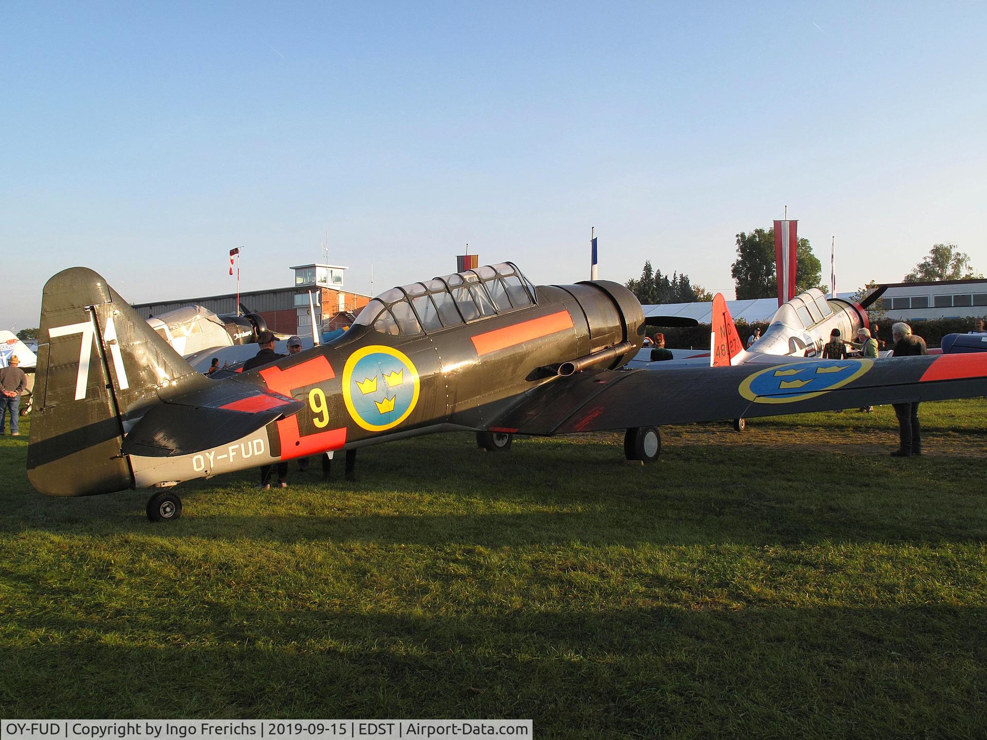OY-FUD, 1942 Noorduyn AT-16 Harvard IIB C/N 14-486, AT-16 Harvard OY-FUD at Hahnweide OTT 2019