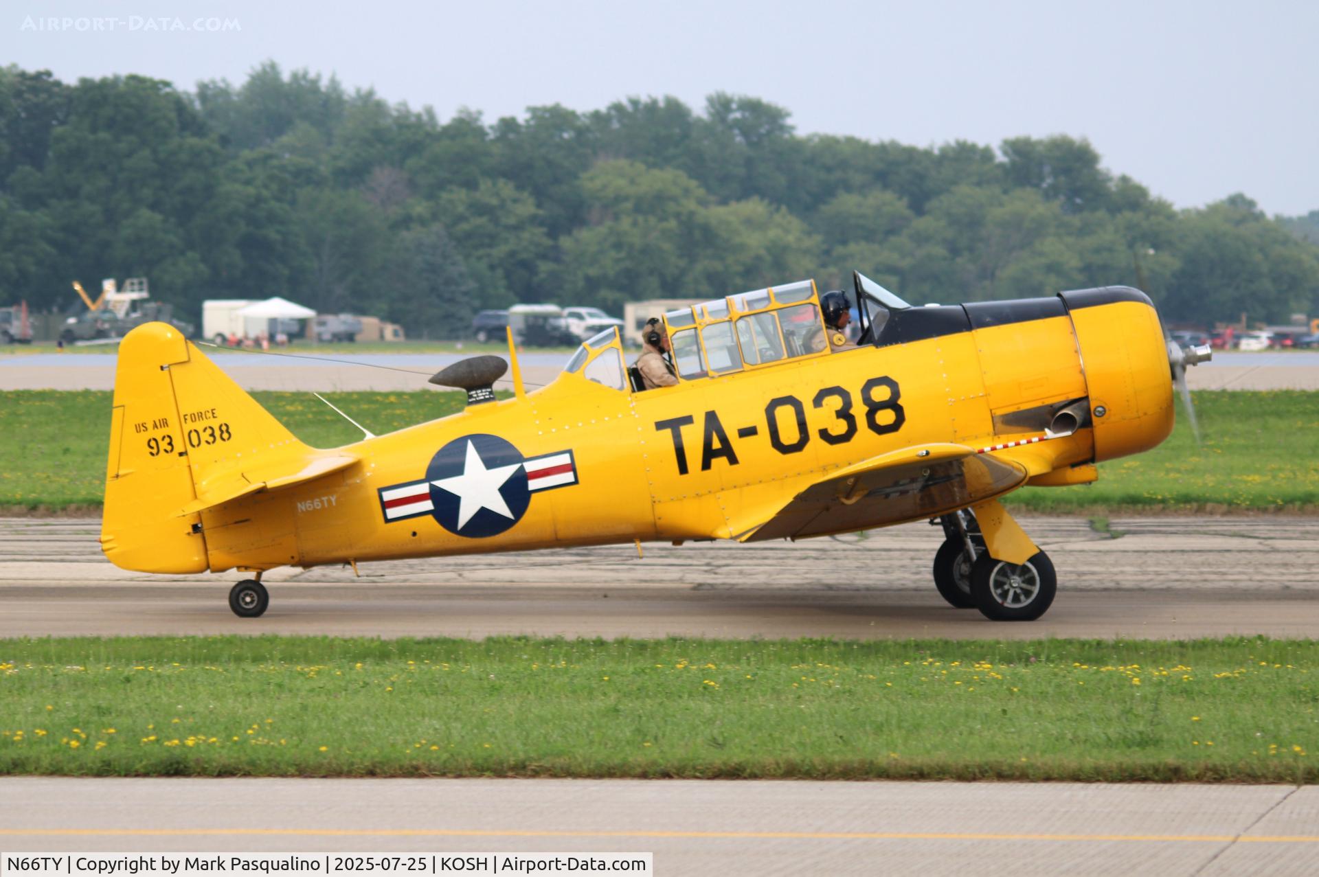 N66TY, North American T-6G Texan C/N 168-142, North American T-6G