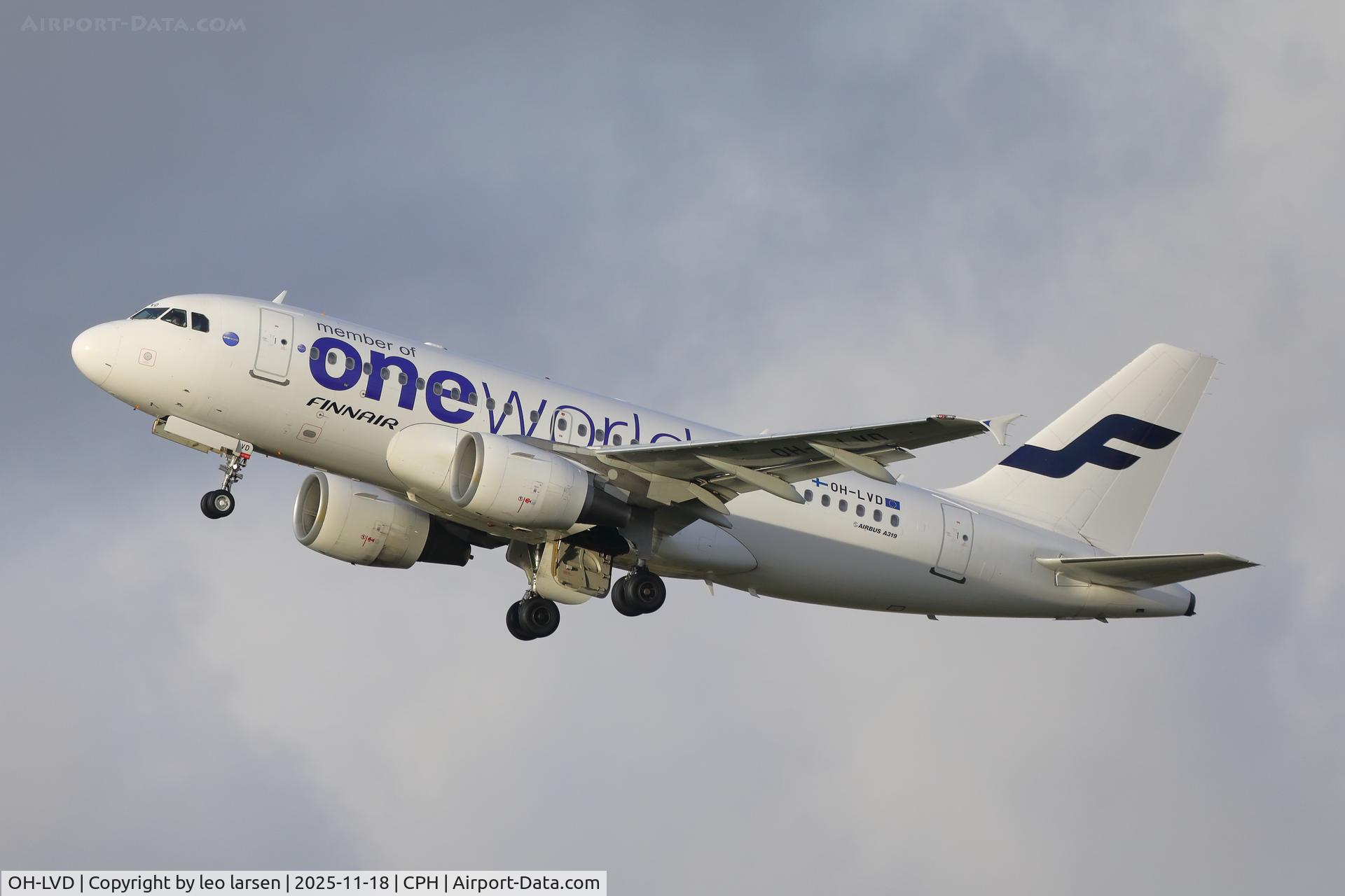 OH-LVD, 2000 Airbus A319-112 C/N 1352, Copenhagen 18.11.2025
