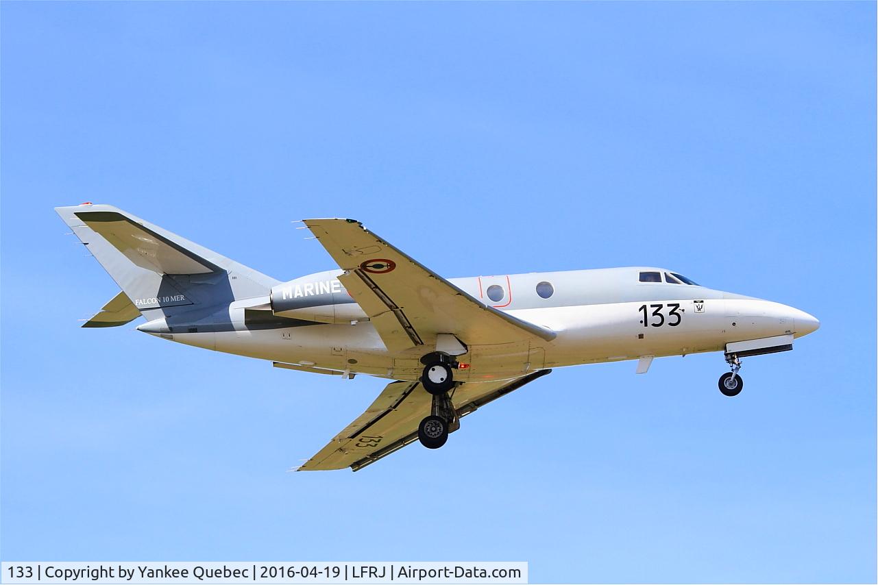 133, 1978 Dassault Falcon 10MER C/N 133, Dassault Falcon 10 MER, Landivisiau Naval Air Base (LFRJ-LDV)