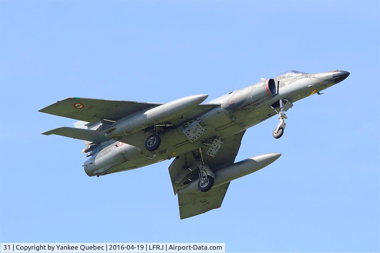 31, Dassault Super Etendard C/N 31, Dassault Super Etendard MER, Landivisiau Naval Air Base (LFRJ-LDV)