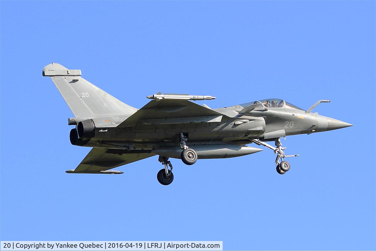 20, Dassault Rafale M C/N 20, Dassault Rafale M, Landivisiau Naval Air Base (LFRJ-LDV)