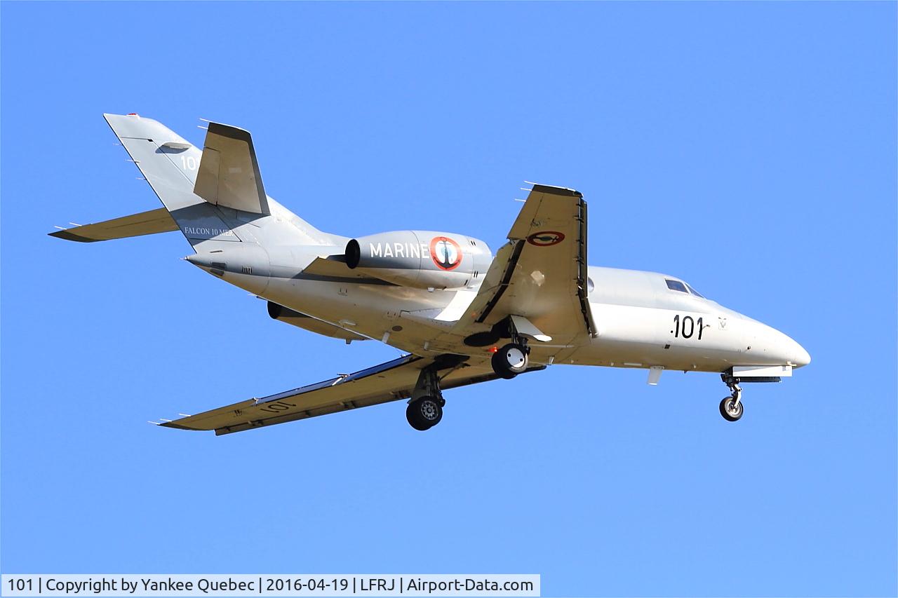 101, 1977 Dassault Falcon 10MER C/N 101, Dassault Falcon 10 MER, Landivisiau Naval Air Base (LFRJ-LDV)