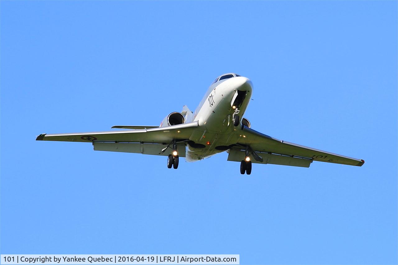 101, 1977 Dassault Falcon 10MER C/N 101, Dassault Falcon 10 MER, Landivisiau Naval Air Base (LFRJ-LDV)
