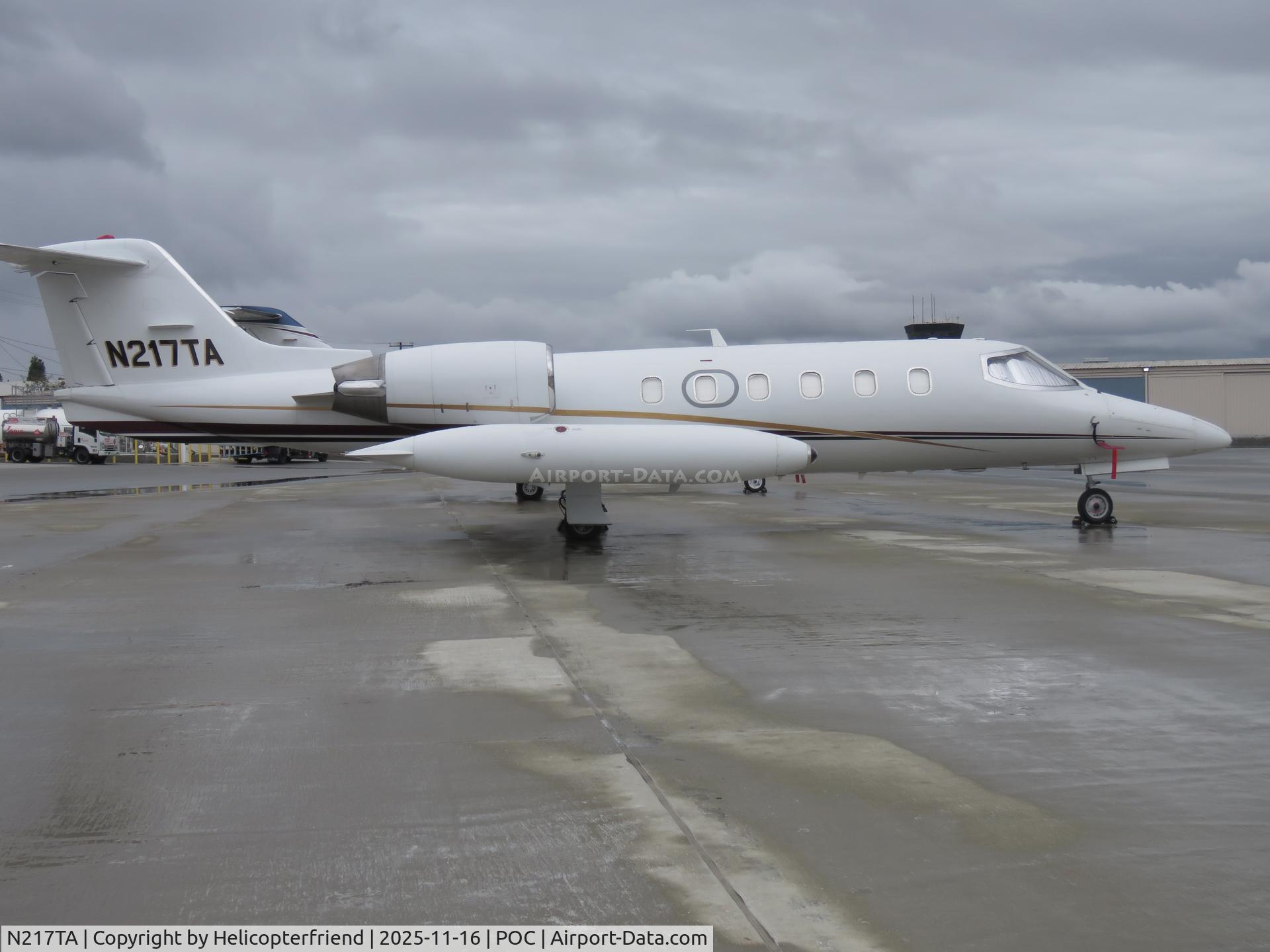 N217TA, 1979 Gates Learjet 35A C/N 289, Parked in north side transit parking