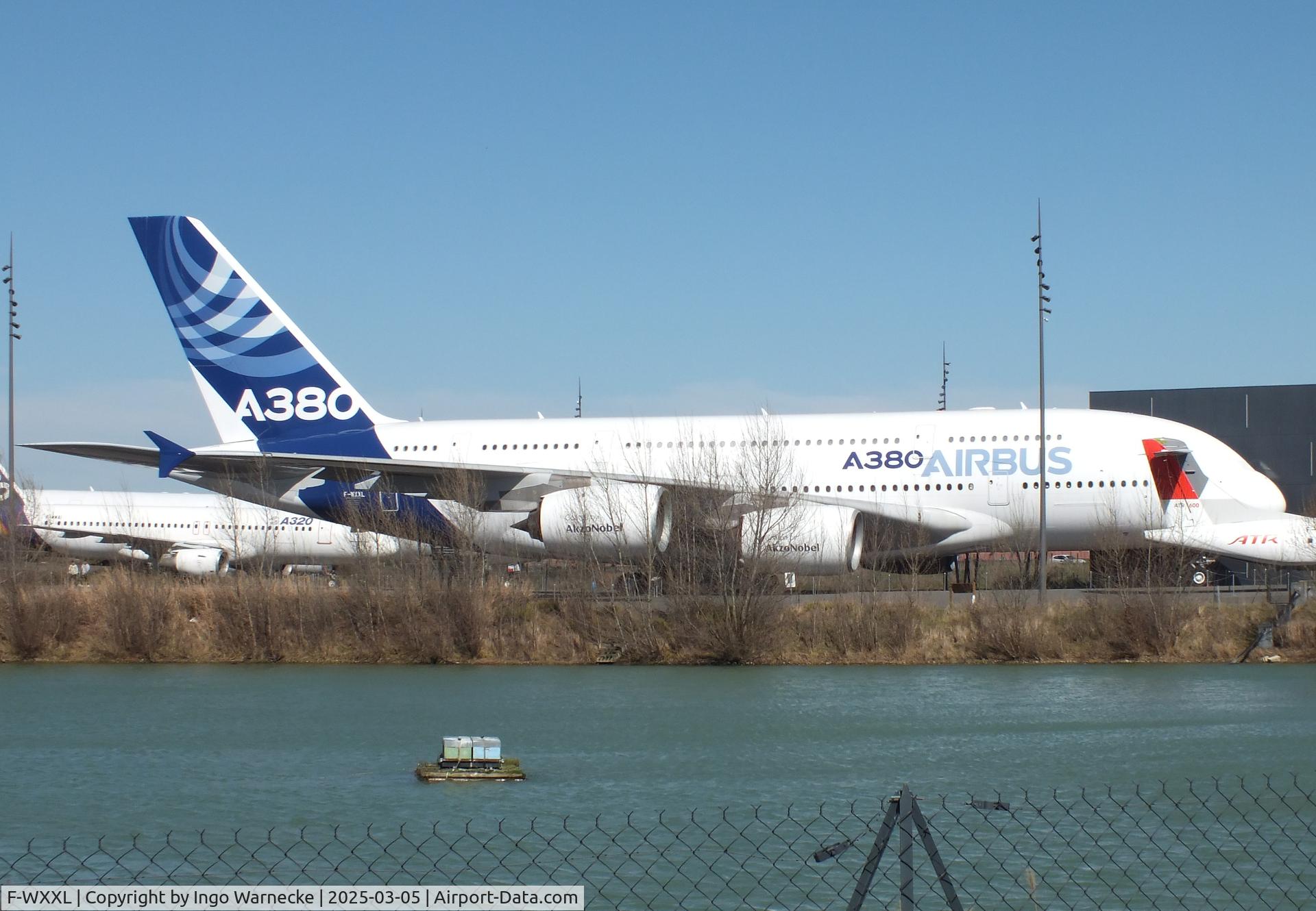 F-WXXL, 2005 Airbus A380-841 C/N 002, Airbus A380-841 at the Aeroscopia, Blagnac (Toulouse)