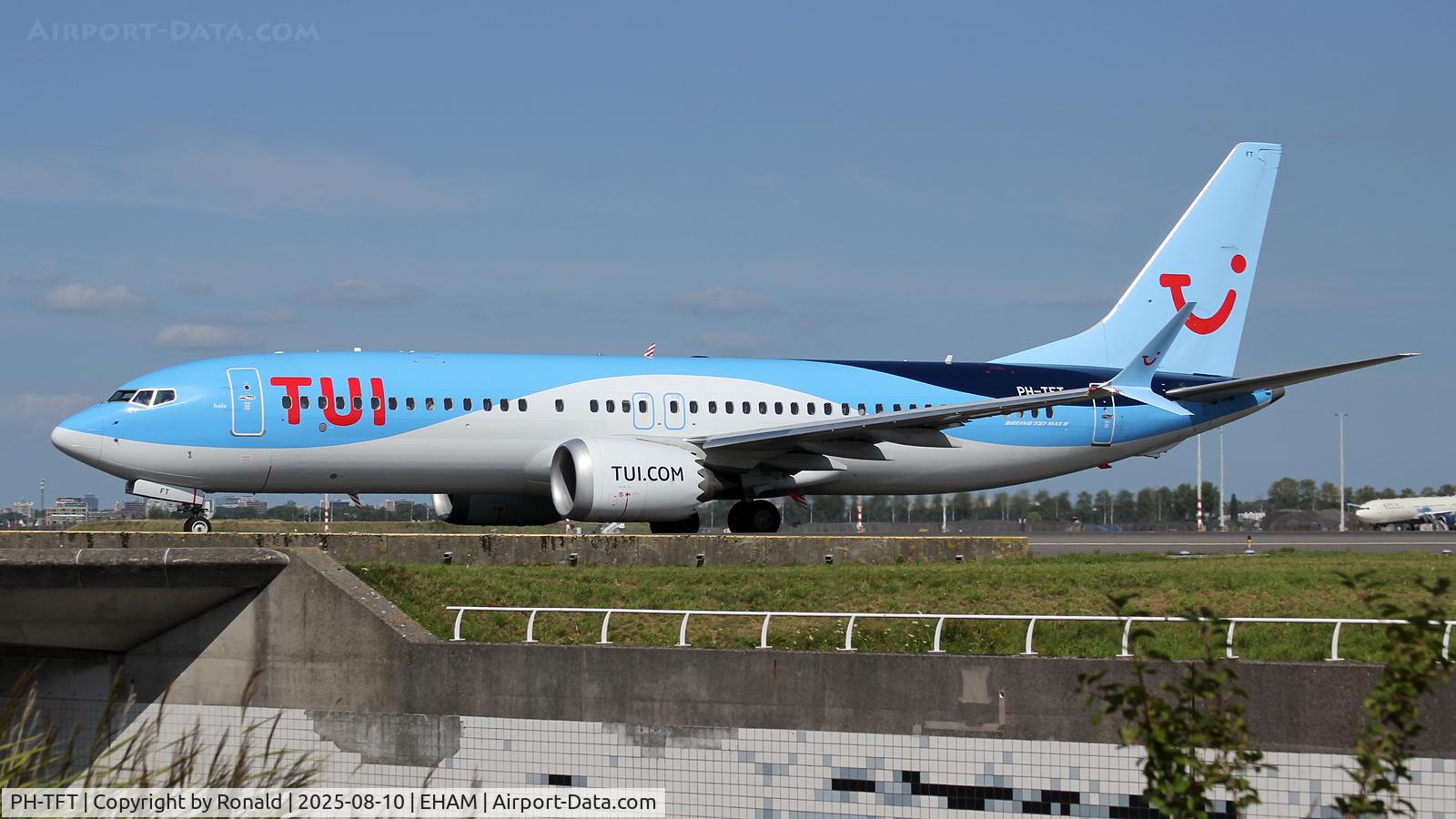 PH-TFT, 2021 Boeing B-737-8 Max C/N 44610, at spl
