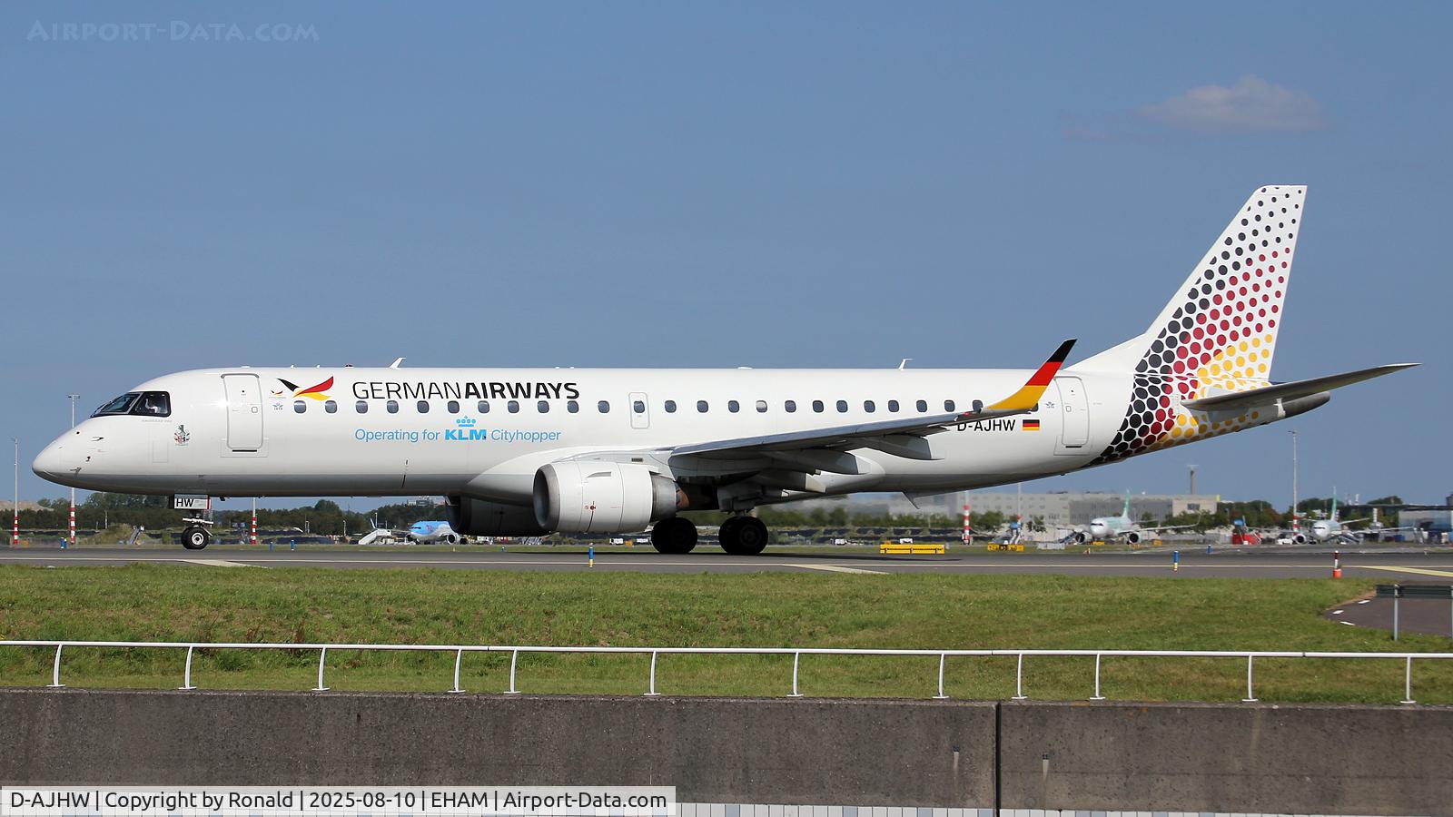 D-AJHW, 2006 Embraer 190LR (ERJ-190-100LR) C/N 19000061, at spl