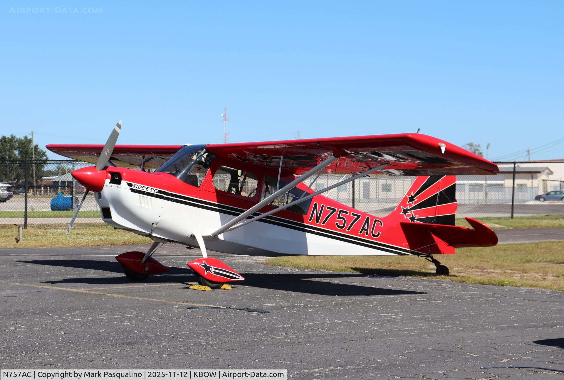 N757AC, 1998 American Champion 8KCAB Super Decathlon C/N 809-98, American Champion 8KCAB