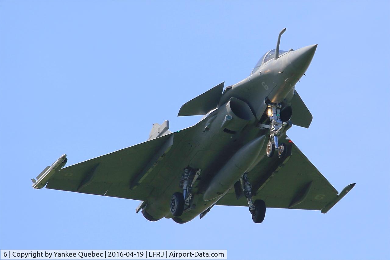 6, Dassault Rafale M C/N 6, Dassault Rafale M, Landivisiau Naval Air Base (LFRJ-LDV)
