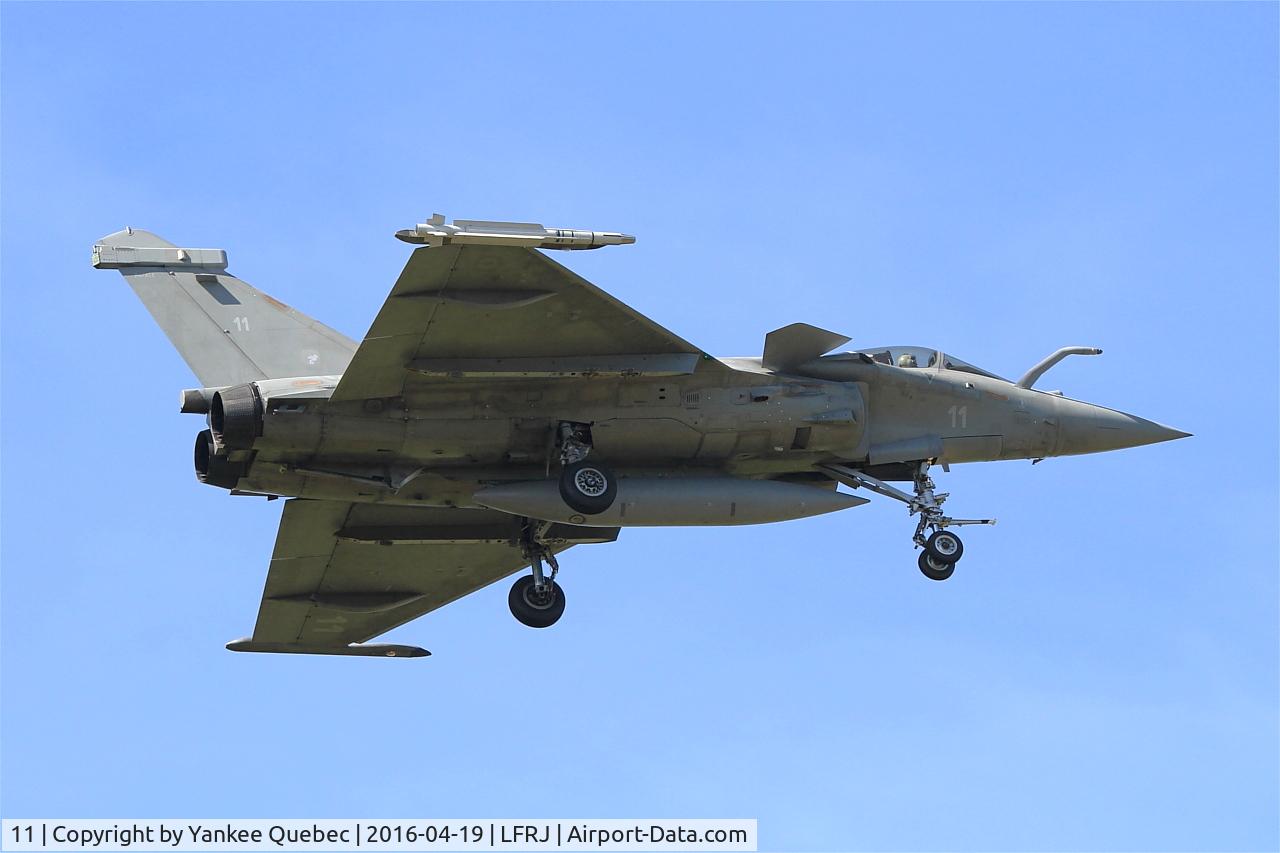 11, Dassault Rafale M C/N 11, Dassault Rafale M, Landivisiau Naval Air Base (LFRJ-LDV)