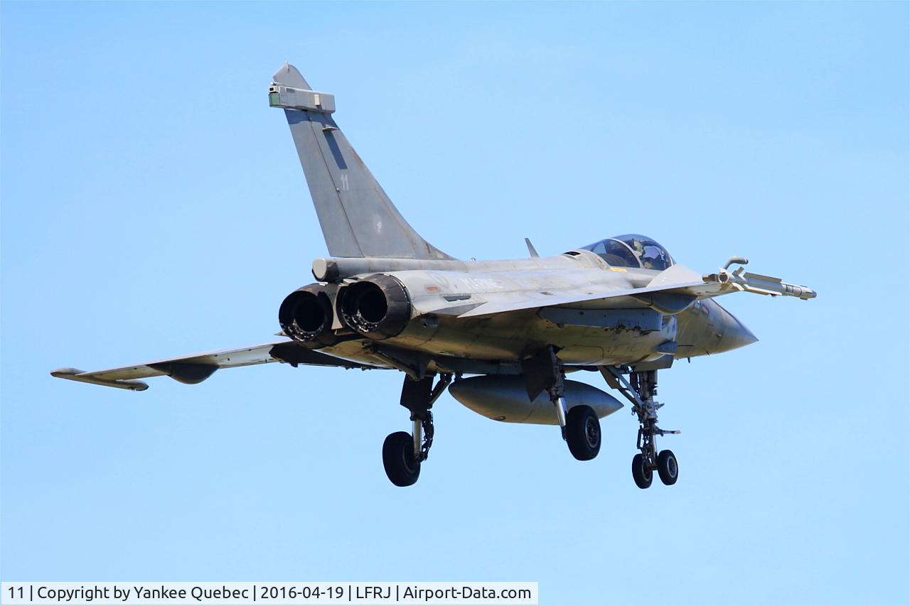 11, Dassault Rafale M C/N 11, Dassault Rafale M, Landivisiau Naval Air Base (LFRJ-LDV)